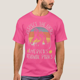 Camiseta Respeite Os Sasquatch Locals Americanos
