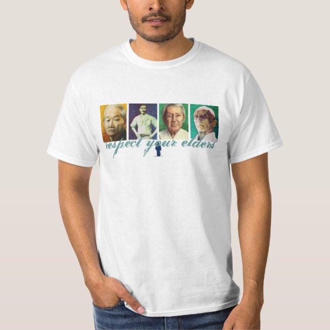 Camiseta Respeite suas pessoas idosas (a cor) (Frente)