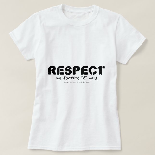 Camiseta Respeito (Frente do Design)