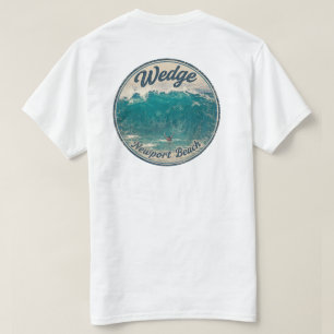 Camiseta Respeito às Ondas - Wedge, Newport Beach, Califórn