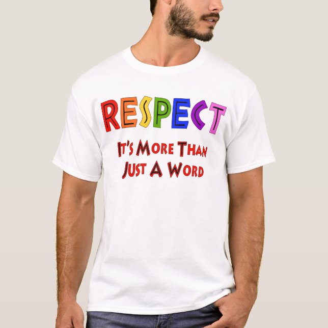 Camiseta Respeito do arco-íris (Frente)