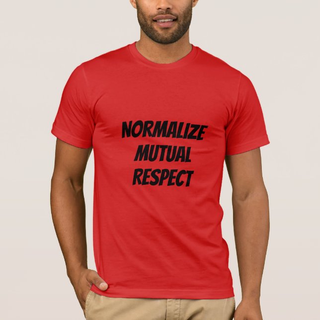 Camiseta Respeito Mútuo (Frente)