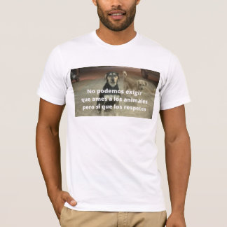 Camiseta respeto a los animales