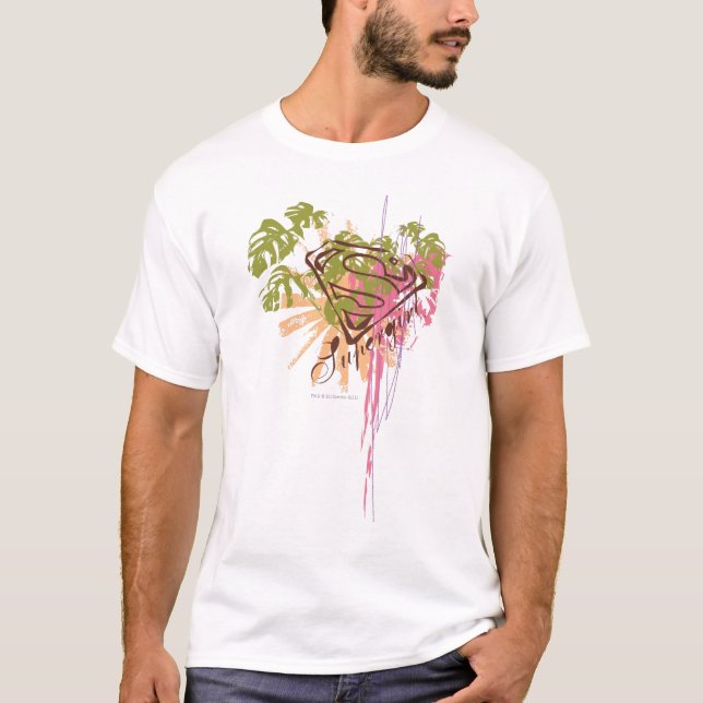 Camiseta Respingo da cor de Supergirl (Frente)