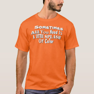 Camiseta Respingo do t-shirt da Laço-Tintura das citaçõe