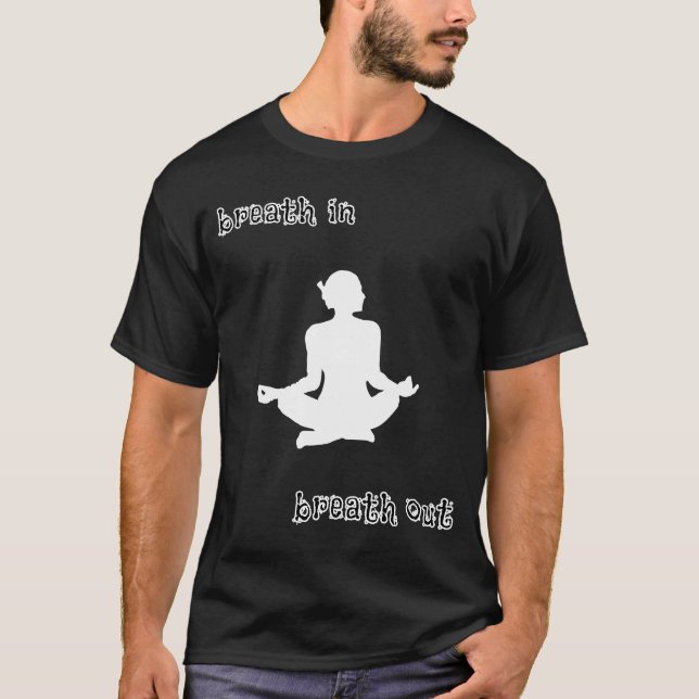 Camiseta Respiração da meditação (Frente)