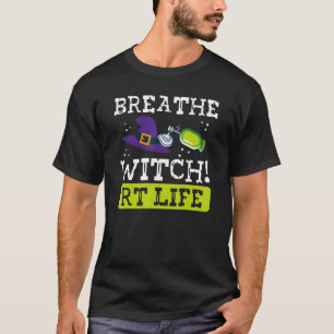 Camiseta Respirar A Bruxa RT A Feiticeira Doidora Respirató