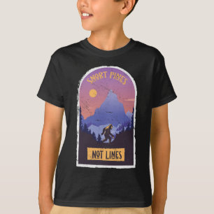 Camiseta Respirar pinheiros não linhas Pé grande Sasquatch
