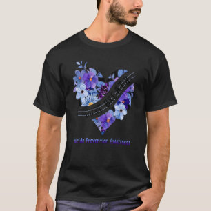Camiseta Respirar Prevenção Suicídio Sensibilização Coração