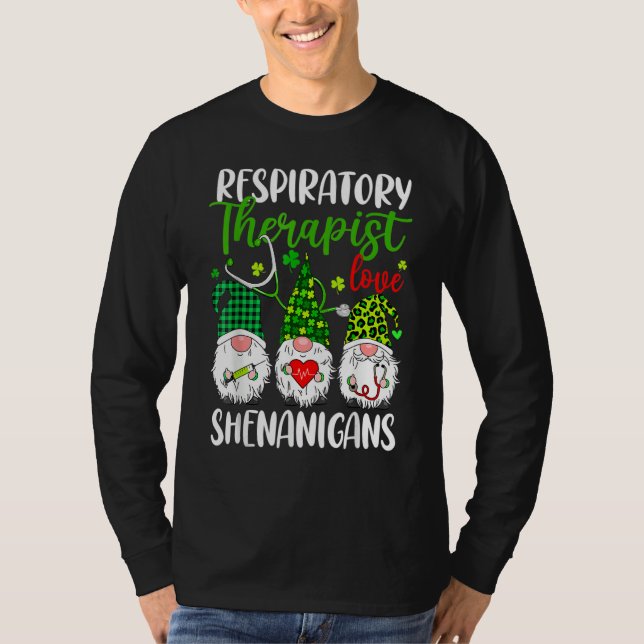 Camiseta Respiratory Therapist Love Shenanigans Gnome St Pa (Frente)