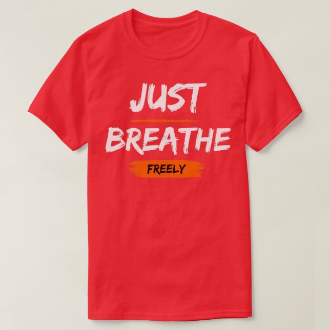 Camiseta respire (Frente do Design)