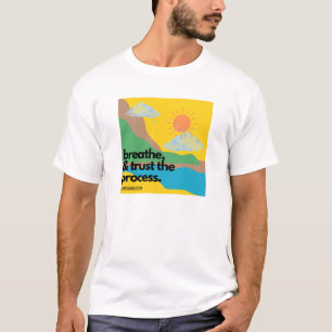 Camiseta Respire e confie no processo #Camiseta GradSchool