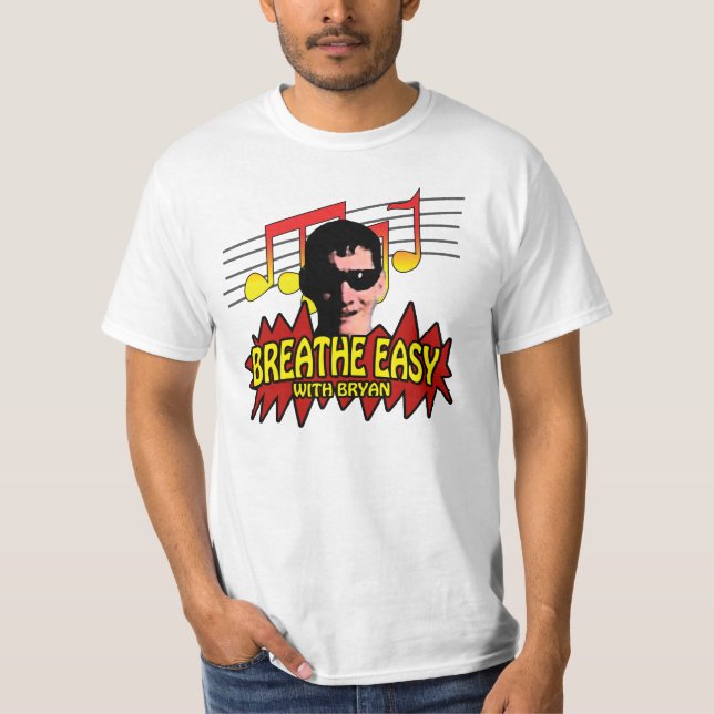 Camiseta Respire fácil com Bryan (Frente)