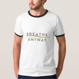 Camiseta Respire Mesmo – Conscientização do Estresse Amarel