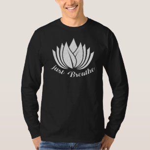 Camiseta Respire O Espiritual De Meditação De Yoga