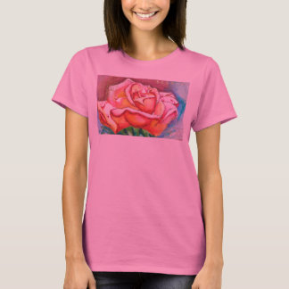 Camiseta RESPIRE! T do rosa de bebê