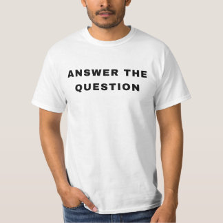 Camiseta Responder À Pergunta