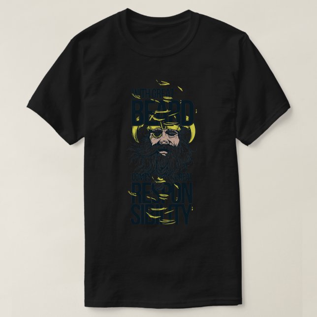 Camiseta Responsabilidade de Visualização Atribuída (Frente do Design)