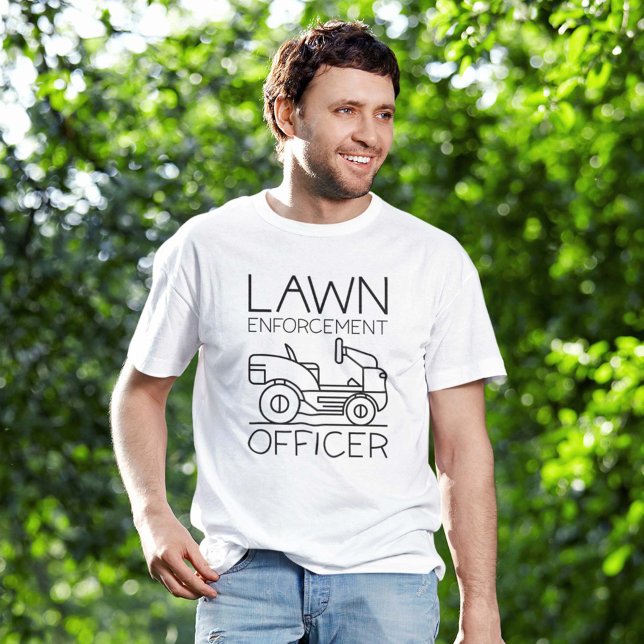 Camiseta Responsável pela aplicação da lei (grass mowing shirt)