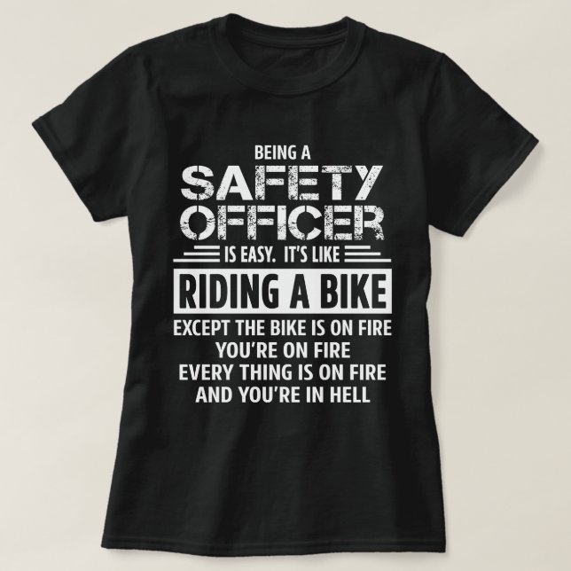 Camiseta Responsável pela segurança (Frente do Design)