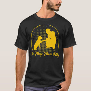 Camiseta Responsável pelo controle de animais menos desgast