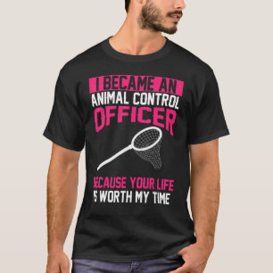 Camiseta Responsável pelo Controlo dos Animais Roupa Espeta