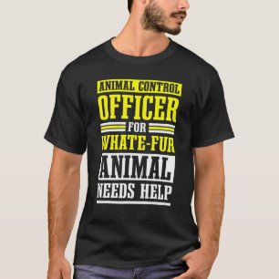 Camiseta Responsável pelo Controlo dos Animais Salvaguarda 