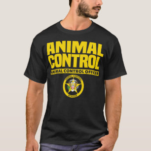 Camiseta Responsável pelo salvamento do controlo dos animai