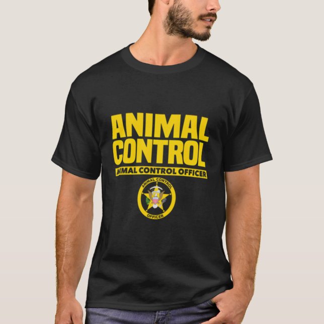 Camiseta Responsável pelo salvamento do controlo dos animai (Frente)