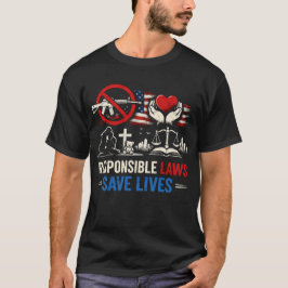 Camiseta Responsible Laws Save Lives