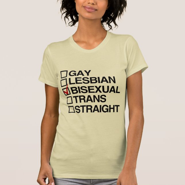 CAMISETA RESPOSTA BISEXUAL (Frente)