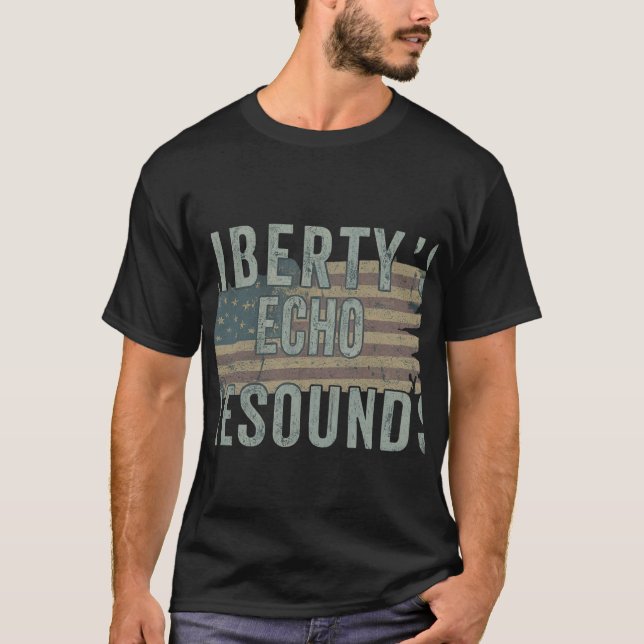 Camiseta Respostas Eco da Liberdade (Frente)