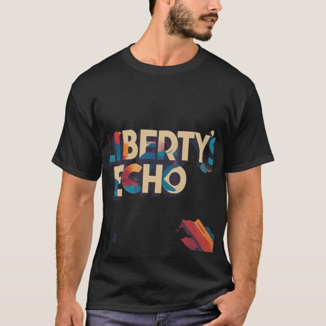 Camiseta Respostas Eco da Liberdade (Frente)