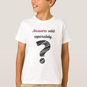 Camiseta Respostas em Bruxelas.