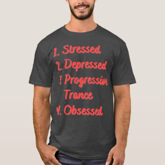 Camiseta Ressalta Depressão Progressiva Obcecada