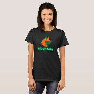 Camiseta RESSURGIR – Logotipo do Neon Gamer Fox