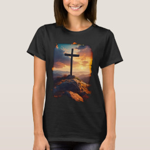 Camiseta Ressurreição Domingo Cruz de Jesus Cristo Christia