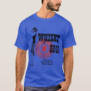 Camiseta Restauração de Poster Vintage Whisky A Go Go Digit