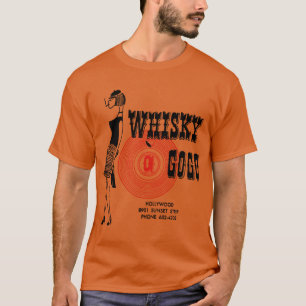 Camiseta Restauração de Poster Vintage Whisky A GoGo Digita