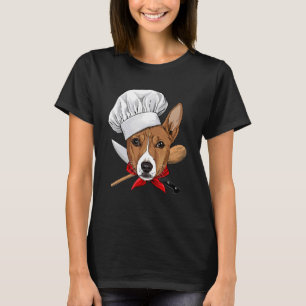 Camiseta Restaurante Africano Basenji Chef Cook Kitchen Coo