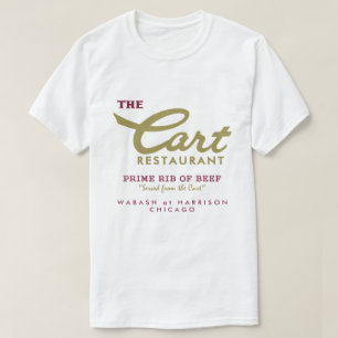 Camiseta Restaurante Cart, Wabash e Harrison, Chicago, IL