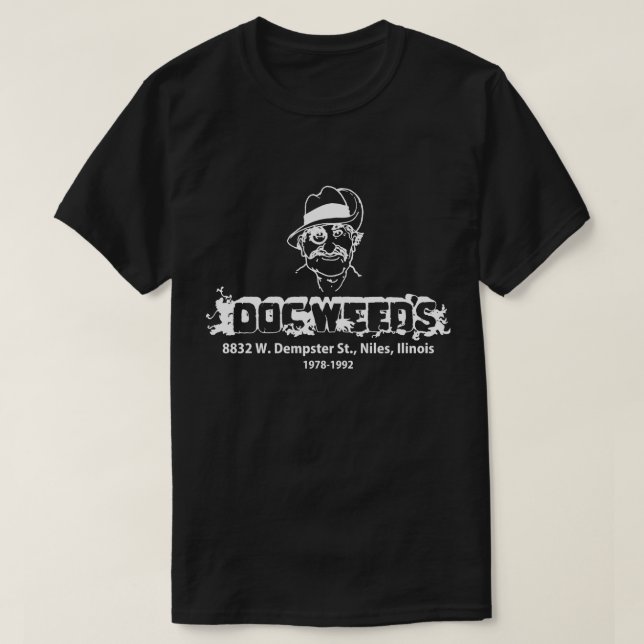 Camiseta Restaurante de Doc Weed, Niles, IL (Frente do Design)