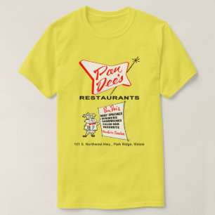 Camiseta Restaurante de Pan Dee, Park Ridge, Illinois