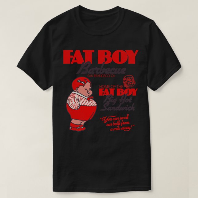 Camiseta Restaurante do CHURRASCO Retro Chat Boy Barbecue S (Frente do Design)