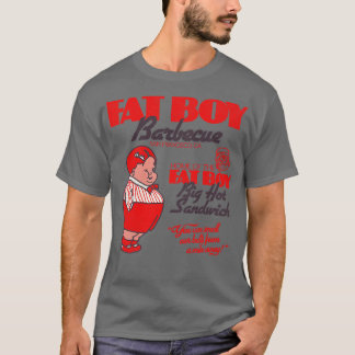 Camiseta Restaurante do CHURRASCO Retro Chat Boy Barbecue S