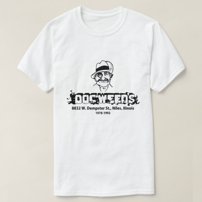 Camiseta Restaurante Doc Weed's, Niles, IL (Frente do Design)