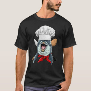 Camiseta Restaurante Dolphin Chef Cozinha Culinária Cozinhe