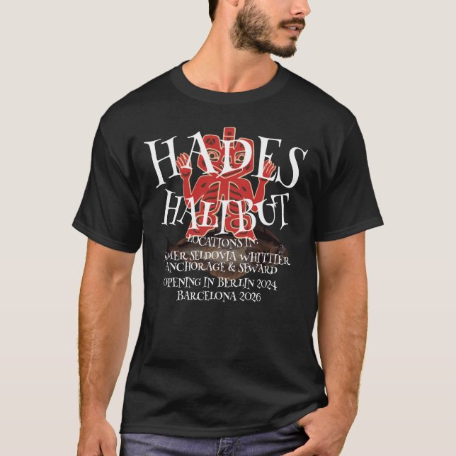 CAMISETA RESTAURANTE GOURMET DE SOLHA HADES ÂNCORA ALASKA (Frente)