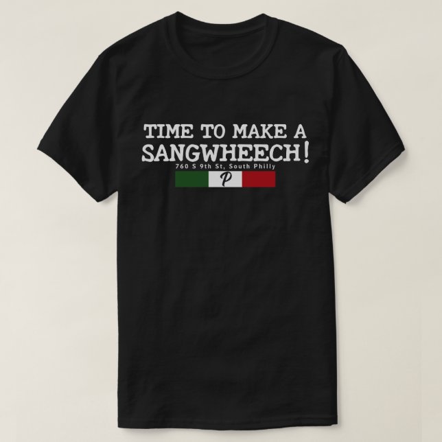 Camiseta Restaurante Italiano da SOUTH PHILLY (Frente do Design)