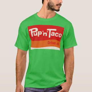 Camiseta Restaurante Pup N Taco Defunct Fast Comida